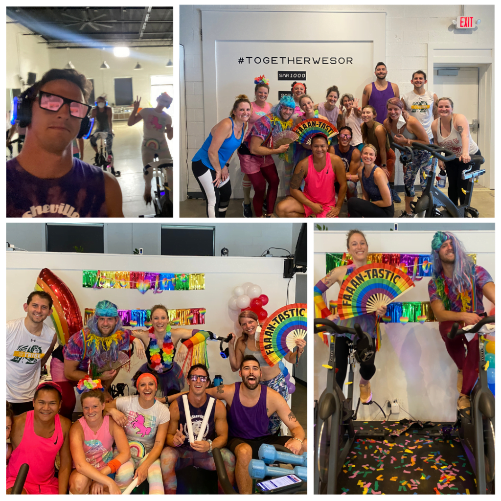 Celebrating Pride at Asheville's Rhythm Based Indoor Cycling Gym SoR Studios